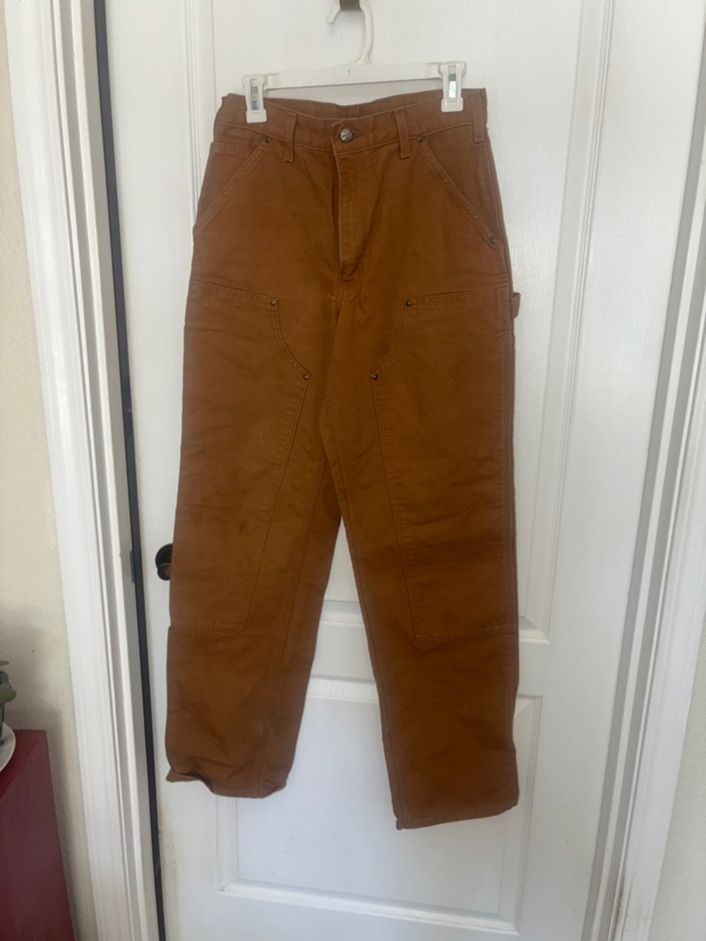 Carhartt Men's Cargo Work Pants in Brown 30x34